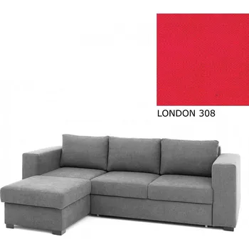 Sedací souprava Rohová sedací souprava AVA LUCY rozkládací s úložným prostorem, levá, LONDON 308