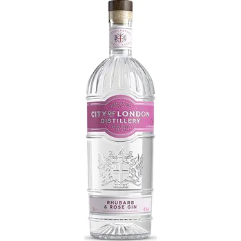 Gin City of London Rhubarb & Rose gin 40,3% 0,7 l (holá láhev)