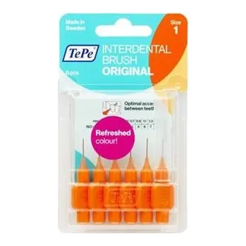 Zubní kartáček Zub.kartáček TePe 0,45mm mezizubní oranžový 6ks