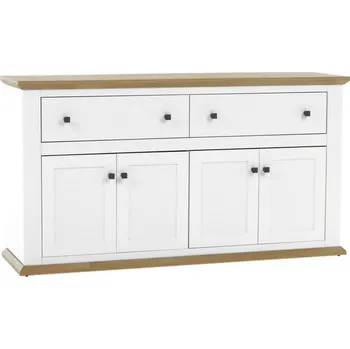 Komoda Komoda LEON MZ10, bílá/dub grand