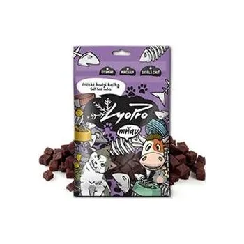 Pamlsek pro psa Lyopro mňau poch. sušené Měkké hovězí kostky 70g