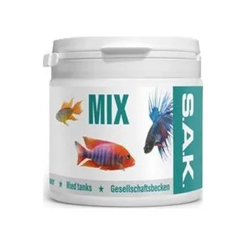 Krmivo pro rybičky S.A.K. mix 75 g (150 ml) velikost 2