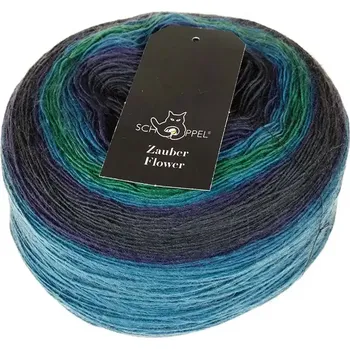 Příze Schoppel wolle Zauber Flower 2179 Blaukraut bleibt blaukraut (Příze 2179 Blaukraut bleibt blaukraut)