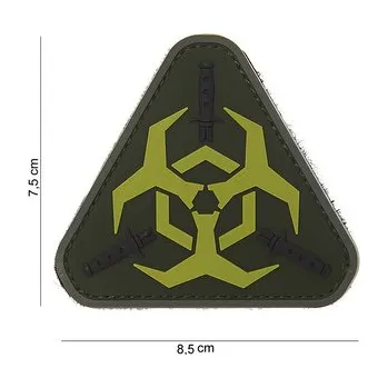 Nášivka Gumová nášivka 101 Inc Outbreak Response - žlutá