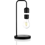 Interlook HX-S007S1-ČERNÁ | Levitující magnetická lampa | LED svítilna s indukční nabíječkou | Noční lampa