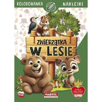 První čtění Zwierzątka w lesie z naklejkami - Salamon Katarzyna