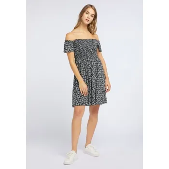 Dámské šaty BROADWAY® DÁMSKÉ LETNÍ ŠATY BOGEI - BLACK FLOWER