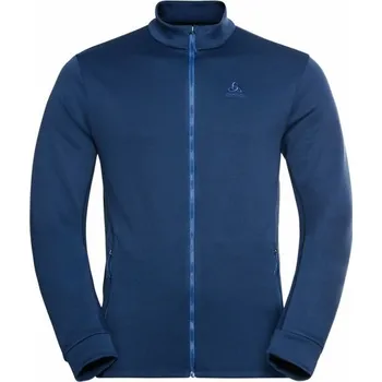 Pánská mikina Pánská mikina Odlo MID LAYER FULL ZIP BERRA XL Tmavě modrá