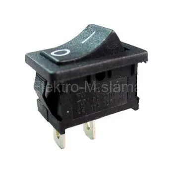 vypínač vypínač kolébkový MRS-101 černá 3A OFF-ON L464 BMEP009