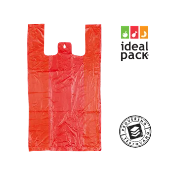 ECOFOL Mikrotenová taška 4 kg červená ideal pack® bal/200 ks