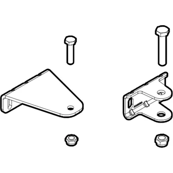 Pohon brány Sada kotevních držáků pro pohony NICE Too TOO4524 a TOO4500