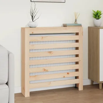 Radiátor vidaXL Kryt na radiátor 79,5 x 19 x 84 cm masivní borové dřevo [822594] Barva: Přírodní