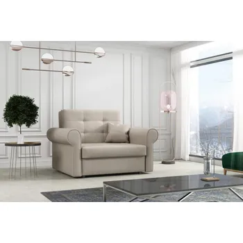 Pohovka Falco Rozkládací křeslo Vivian Silver I béžová/Mono 232