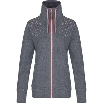 Dámská mikina Dámská mikina LOAP ECLANA S Šedá, Růžová