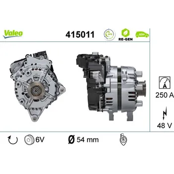 Generátor startéru, , 02T2H46438, 02T2H57269, 2T2H46438, 2T2H57269, L8C211A240BA, L8C211A240BB, L8C211A240BC, L8C211A240BD, LR141269, LR144497, LR157914, LR174079, VALEO, 415011
