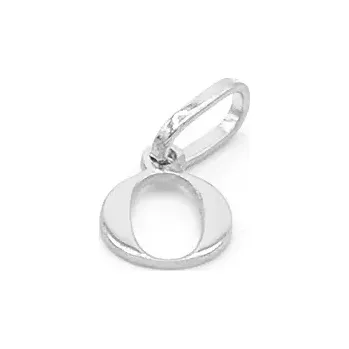 Přívěsek Přívěsek z bílého zlata, písmeno O 0,25g