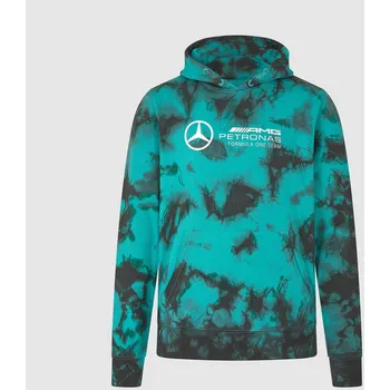 Pánská mikina MERCEDES mikina MAPF1 Tie Dye multicolor - XL