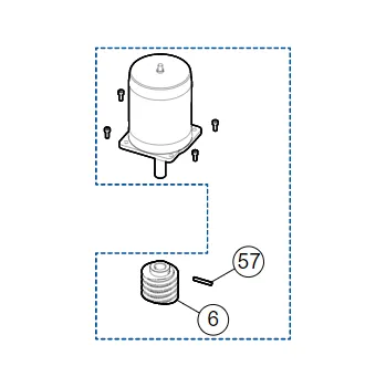 Pohon brány SPMTG05800 - Sada motoru pro šneky