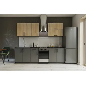 Kuchyňská linka Kuchyňská linka 200 DIKOS dub Sonoma/antracit