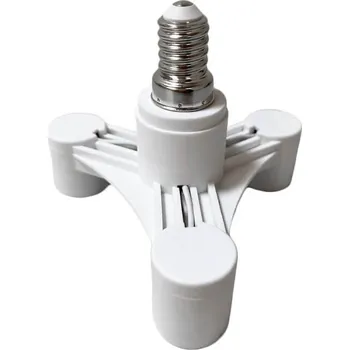 LED osvětlení Redukce | Adaptér na 3 žárovky E14