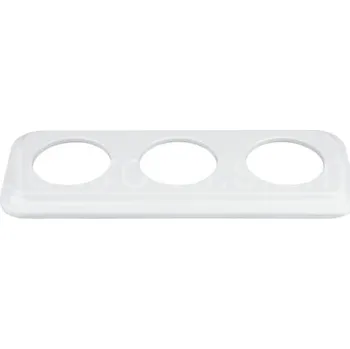 vypínač VINTAGE 3 rámeček bílá hranatá keramika K2-S463