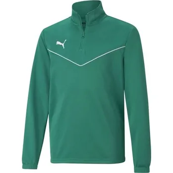Chlapecká mikina Chlapecká mikina Puma TEAMRISE 1 4 ZIP TOP 176 Zelená, Bílá