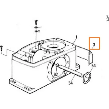 Pohon brány PPD1867A.4540 - krytka pro montážní šrouby