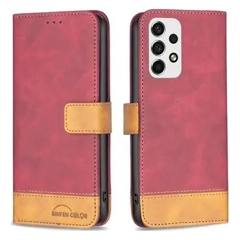 Pouzdro Book CaseMe Binfen UNIcolor Samsung A546B Galaxy A54 5G, barva červená