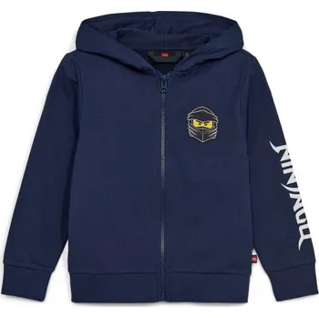 Chlapecká mikina Chlapecká mikina LEGO® kidswear LWSCOUT 104 146 Tmavě modrá, Bílá
