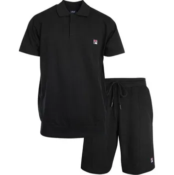 Pánská móda Pánské pyžamo Fila SET SHORT SLEEVES T-SHIRT SHORT PANTS IN FRENCH TERRY M Černá