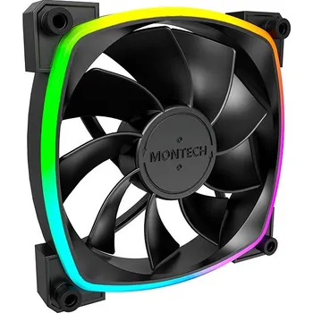 PC ventilátor Montech RX120 PWM Black