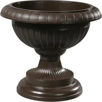 Květináč NG 55134hn Číše AMFORA S plastová hnědá d34x30cm 340x340x300