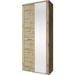Skříň 2D se zrcadlem, dub navarra, DORSI