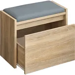 Lavice BERGI s úložným prostorem, dub sonoma