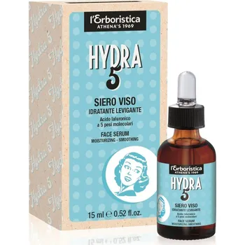 Pleťové sérum Erboristica Vintage Hydra 5 Pleťové sérum s kyselinou hyaluronovou 15 ml