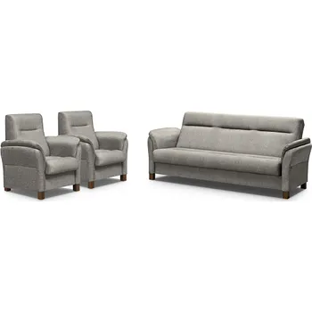 Sedací souprava ALABAMA 3R+1+1 - sedací souprava - látka CAPPUCCINO Vogue 04/nožky Ořech "MRS"(AVANTI NEW)(K250)NOVINKA