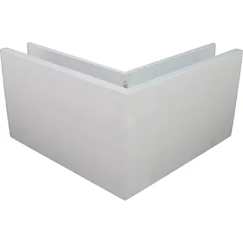 Zábradlí Kotevní spojka vnějšího rohu (pro roh) pro kotevní profily pro horní upevnění, tvar U, pro tloušťky skla 12-21,52 mm, broušená