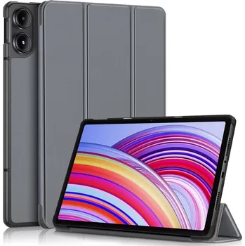 Pouzdro na tablet VSECHNONAMOBIL 78938 LEATHER Zaklápěcí kryt pro Xiaomi Redmi Pad Pro / Pad Pro 5G šedý