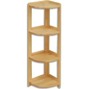 regál Rohový policový regál GR-134 masiv Barva: bez moření borovice