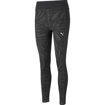 Dámské legíny Dámské legíny Puma TRAIN FAVORITES AOP HIGH WAIST 7/8 LEGGINGS S Černá, Bílá