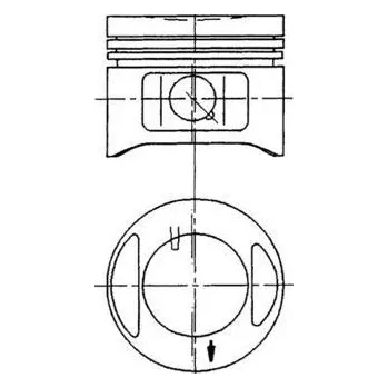 Píst, , KOLBENSCHMIDT, 94870710
