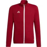 Juniorská fotbalová mikina adidas ENTRADA 22 TRACK JACKET 164 Červená, Bílá