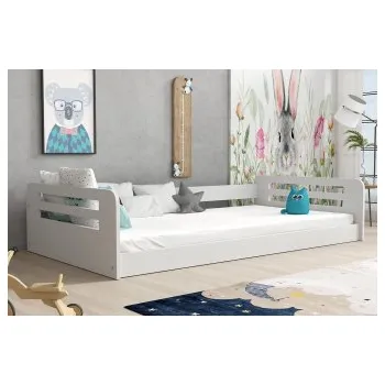 Postel Postel Montessori Oliver 160 x 80 cm + rošt ZDARMA - bílá