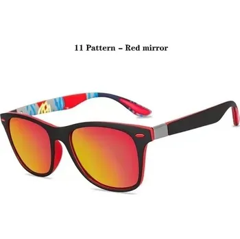 Luxusní polarizační sluneční brýle pro řidiče - 11 VZOR - ČERVENÝ