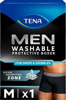 Inkontinenční kalhotky TENA Men Washable Boxers černé M 1 ks