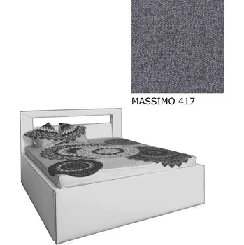 Postel Čalouněná postel AVA LERYN 160x200, s úložným prostorem, MASSIMO 417