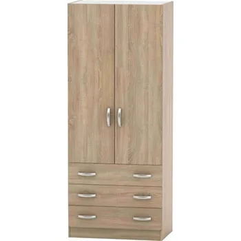 Šatní skříň Šatní skříň BETTY 2, 2-dvéřová, dub sonoma, BE02-001-00