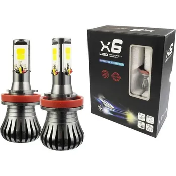 Autodoplněk Interlook Sada LED žárovek COB H9 H11 DUAL COLOR JDM