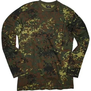 Pánské oblečení MIL-TEC Triko dlouhý rukáv FLECKTARN XL FLECKTARN - německé maskovaní
