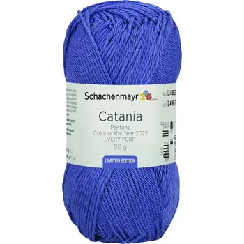 Příze Schachenmayr Catania 2022 Very Peri (Bavlněná příze Catania 2022 Very Peri)